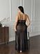 Розкішна чорна мереживна довга сорочка PLUS SIZE 14409 фото 7