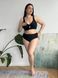 Чорний роздільний купальник PLUS SIZE з утяжкою 13747 фото 6