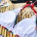 Роздільний яскравий купальник PLUS SIZE знімними чашками та високими плавками 7409 фото 9