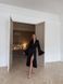 Розкішний довгий чорний халат з мереживом та пір&rsquo;ям 13720 фото 4