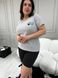 Домашній одяг, сіра піжама PLUS SIZE 6249 фото 2