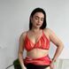 Роздільний помаранчевий купальник PLUS SIZE з високими трусиками та утяжкою 13505 фото 5