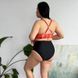 Роздільний помаранчевий купальник PLUS SIZE з високими трусиками та утяжкою 13505 фото 9