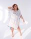 Жіноча біла пляжна туніка PLUS SIZE 259551 фото 5