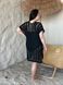 Жіноча чорна пляжна туніка PLUS SIZE 16000 фото 7