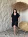 Жіноча чорна пляжна туніка PLUS SIZE 16000 фото 1