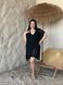 Жіноча чорна пляжна туніка PLUS SIZE 16000 фото 2