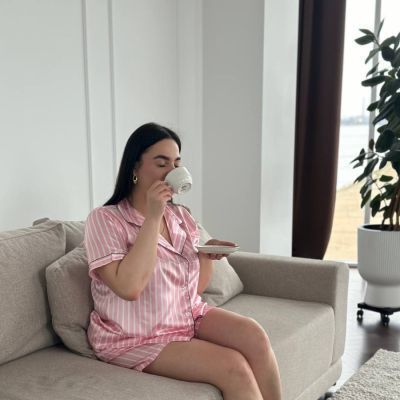 Рожева піжама для дівчат PLUS SIZE з шортами 13200 фото