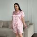Рожева піжама для дівчат PLUS SIZE з шортами 13200 фото 3