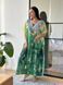 Сукня-туніка з орнаментом зелена PLUS SIZE 12522 фото 2