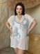 Пляжна біла жіноча туніка PLUS SIZE 15931 фото 6