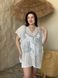 Пляжна біла жіноча туніка PLUS SIZE 15931 фото 7