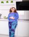 Синя піжама для дівчат PLUS SIZE 264120 фото 1