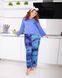 Синя піжама для дівчат PLUS SIZE 264120 фото 3
