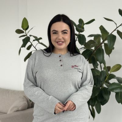 М&rsquo;яка, затишна та ідеальна піжама PLUS SIZE 14928 фото