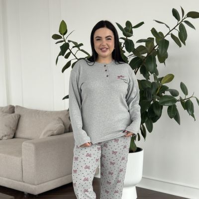 М&rsquo;яка, затишна та ідеальна піжама PLUS SIZE 14928 фото