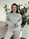 М&rsquo;яка, затишна та ідеальна піжама PLUS SIZE 14928 фото 1