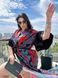 Розкішна шовкова довга туніка PLUS SIZE 9191 фото 7
