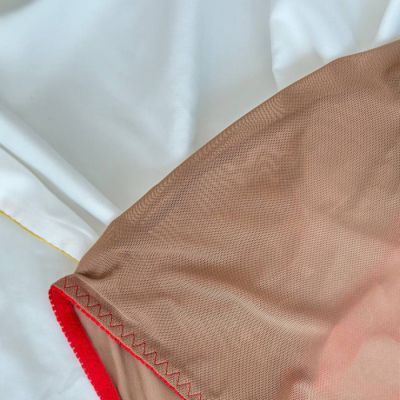 Еротична прозора сорочка з червоною шнурівкою на спинці 2128109 фото