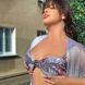 Роздільний купальник PLUS SIZE з кісточками, твердими чашками та високими плавками 7432 фото 2