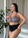 Роздільний купальник PLUS SIZE леопардовий 10261 фото 3