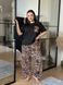 Жіноча піжама PLUS SIZE з леопардовим принтом 13260 фото 1