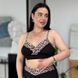 Чорний роздільний купальник PLUS SIZE з леопардовим принтом 13678 фото 3
